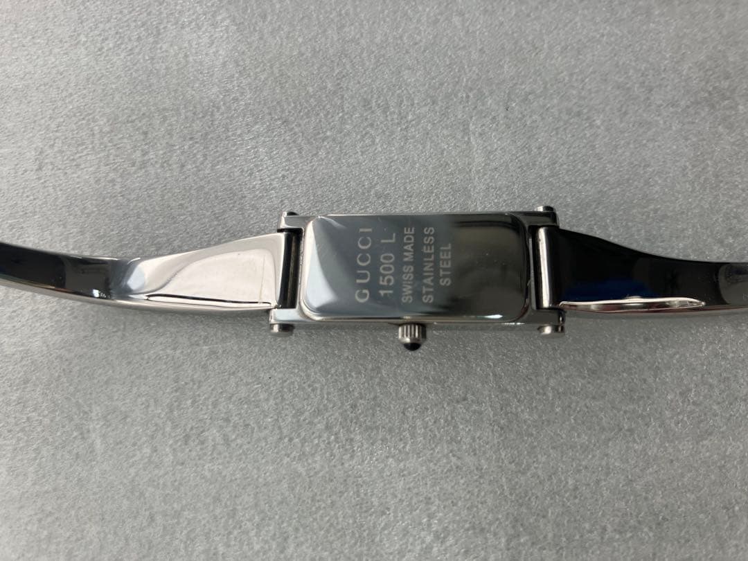 ⭐️GUCCI グッチ 時計 1500L ピンクシェル バングル