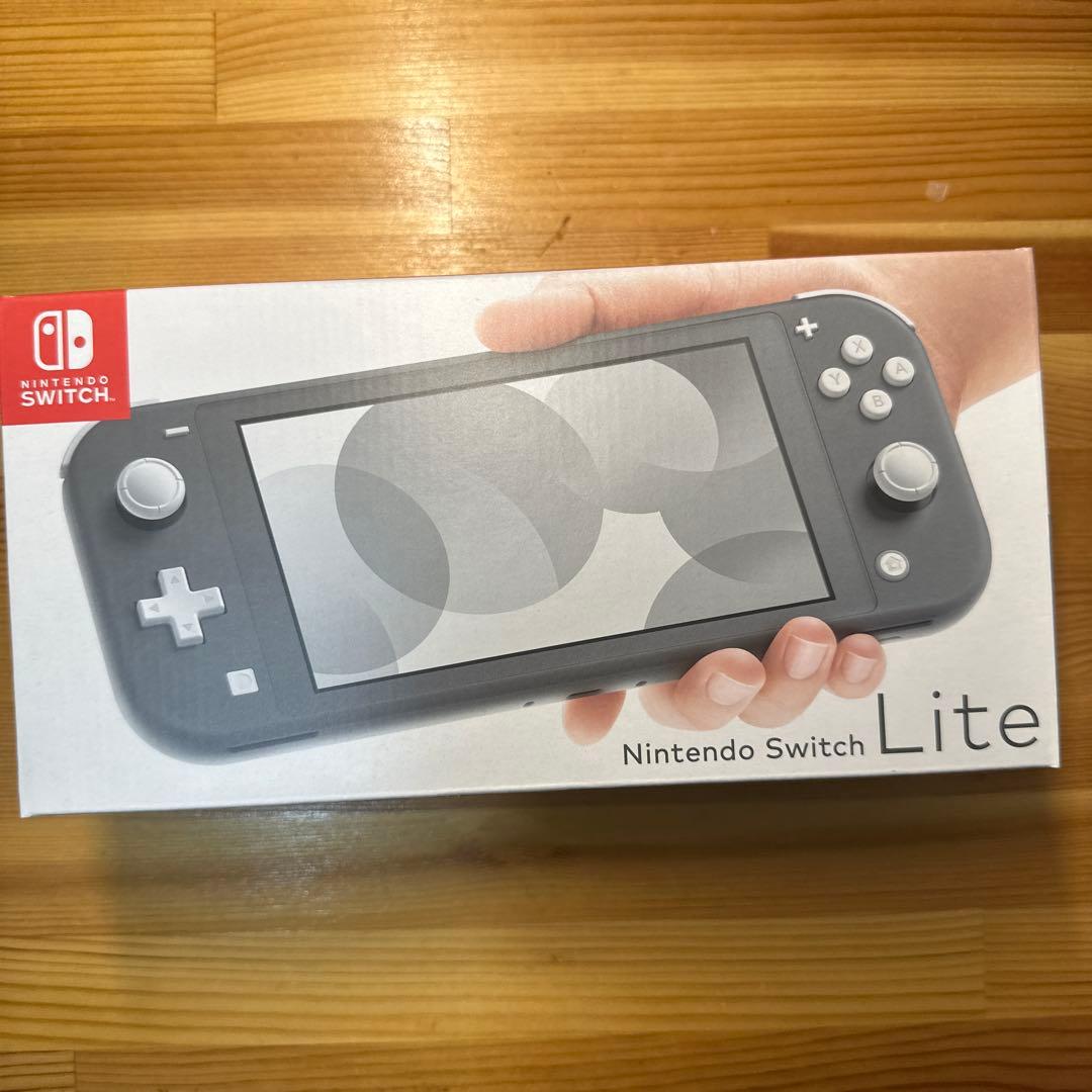 【新品未使用品】Nintendo Switch Lite 本体(グレー）
