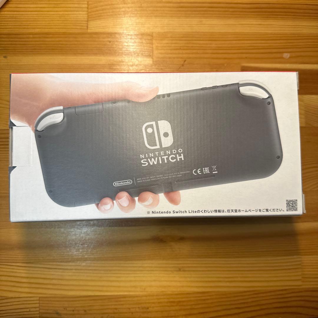 【新品未使用品】Nintendo Switch Lite 本体(グレー）