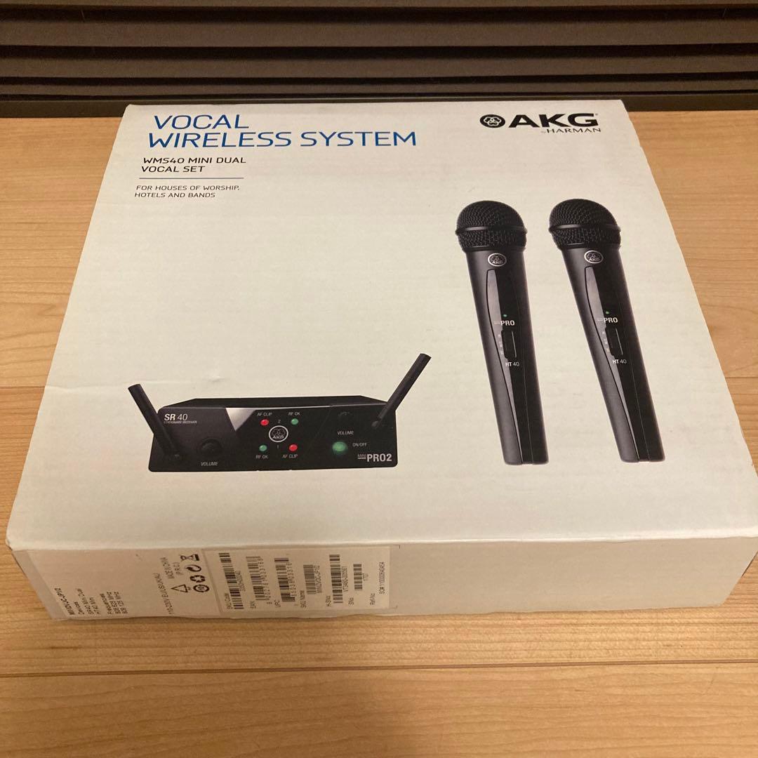 配信機器・PA機器・レコーディング機器 AKG WMS40 PRO MINI2 VOCAL SET DUAL