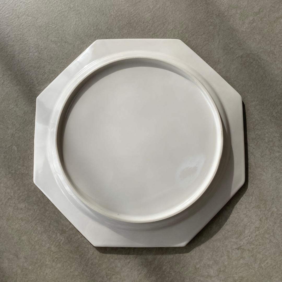 【新品】 石川隆児　Octogonal Plate M White 八角皿　器
