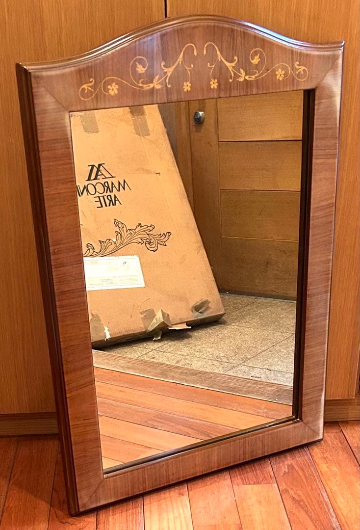 か*ら様 MARCONI ARTE 壁掛け鏡 長方形　ミラー　鏡　イタリア家具