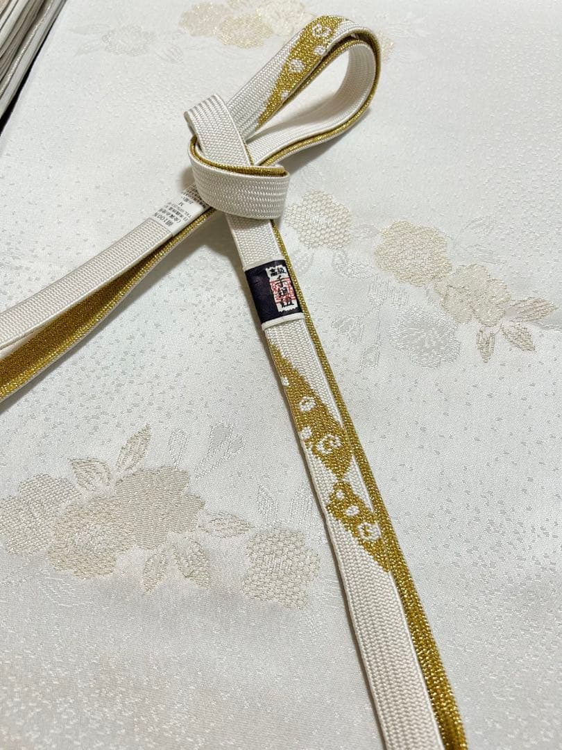 美品　未使用　しつけ糸付き　正絹訪問着　フルセット4点　松屋誂製　入学式　七五三