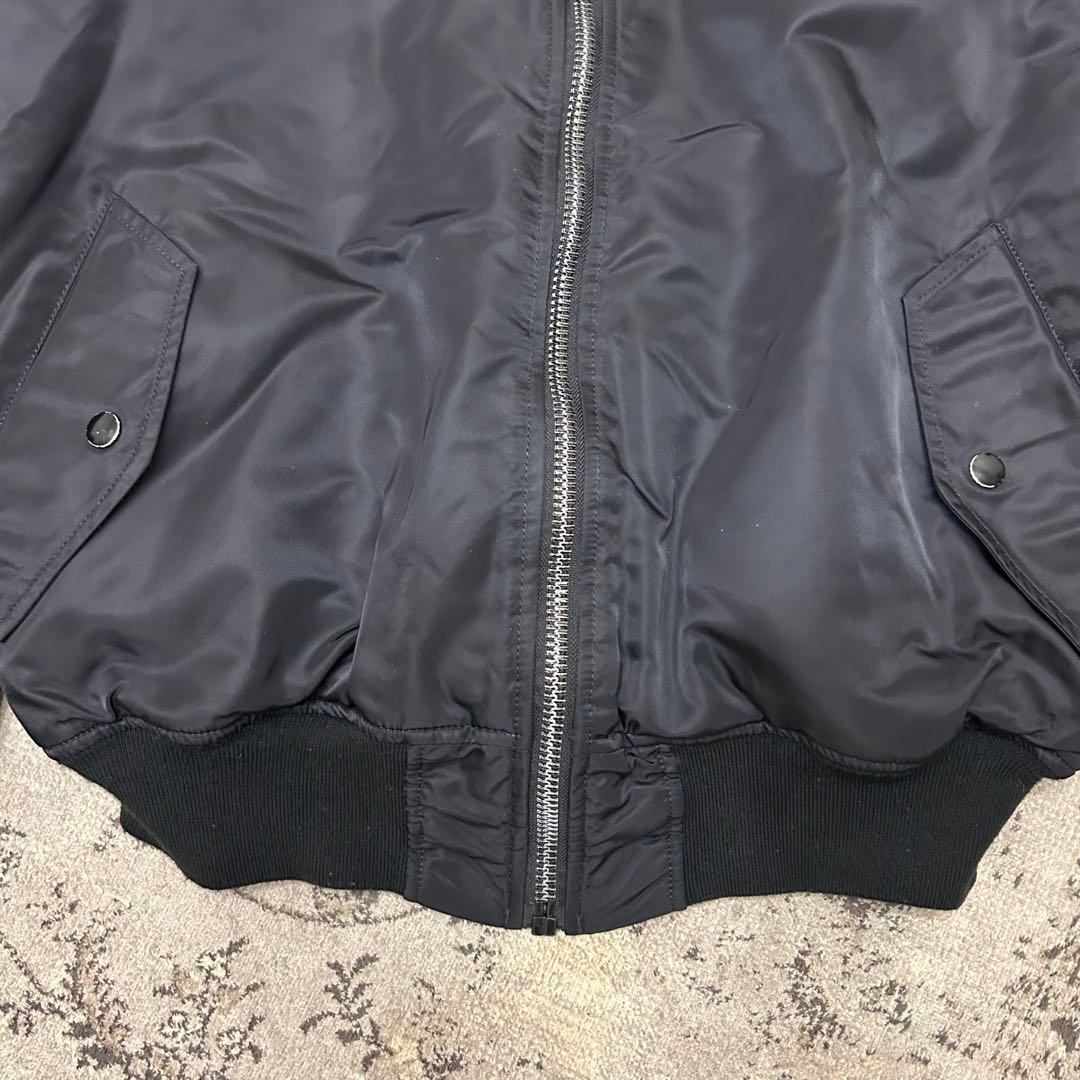 アルファインダストリーズ　フライトジャケット　　MA-1　戦闘機　ブラック　L