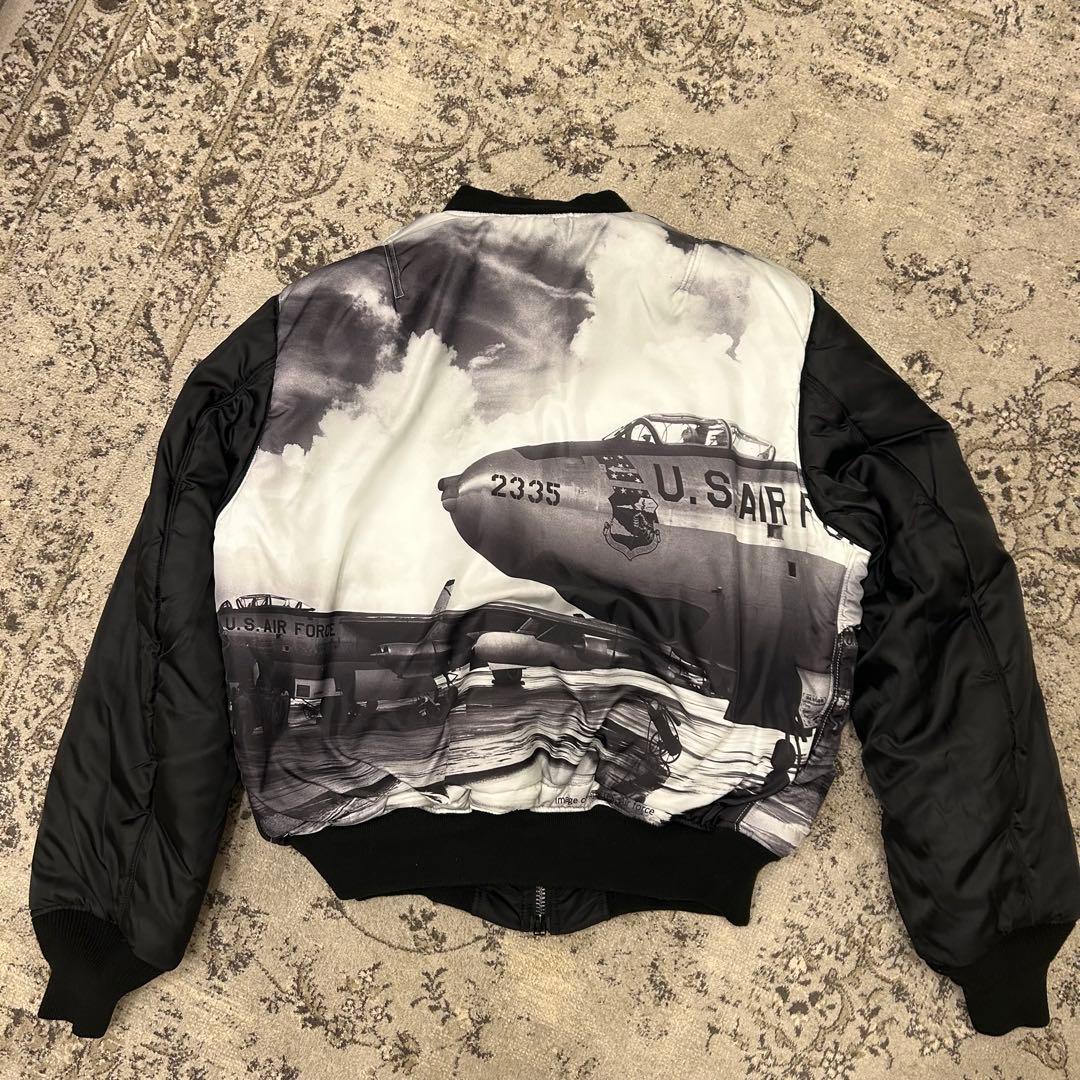 アルファインダストリーズ　フライトジャケット　　MA-1　戦闘機　ブラック　L