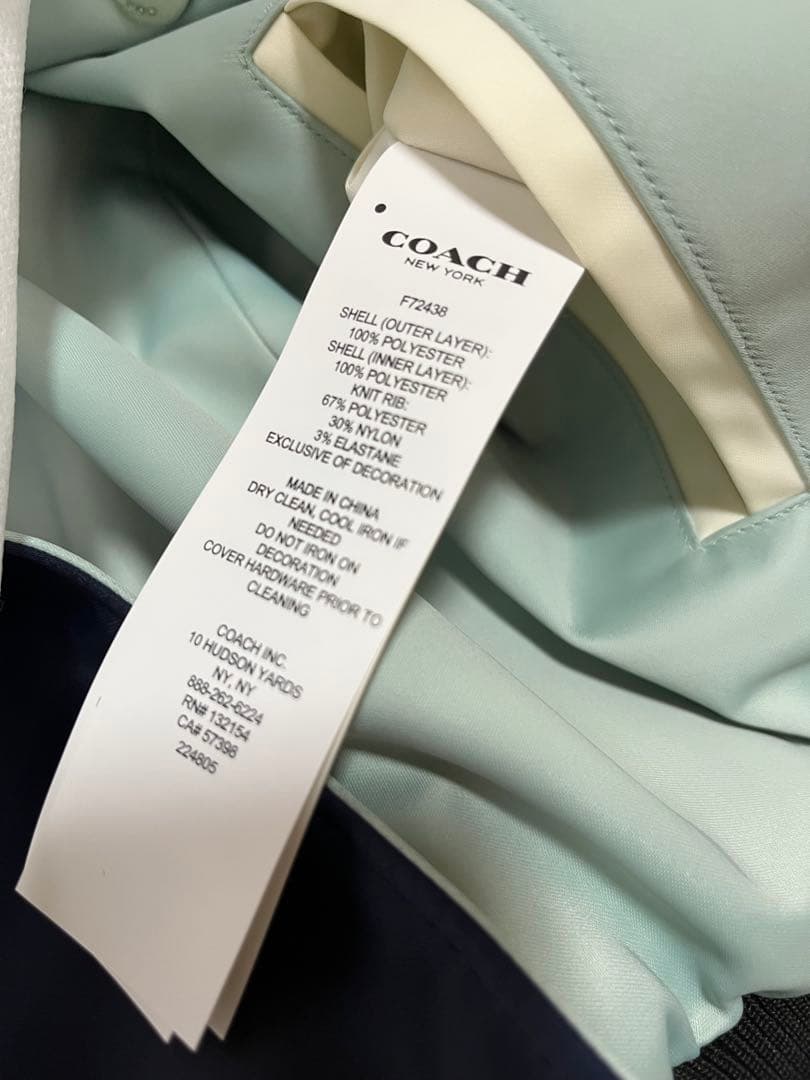 新品同様_coach リバーシブルスタジャン