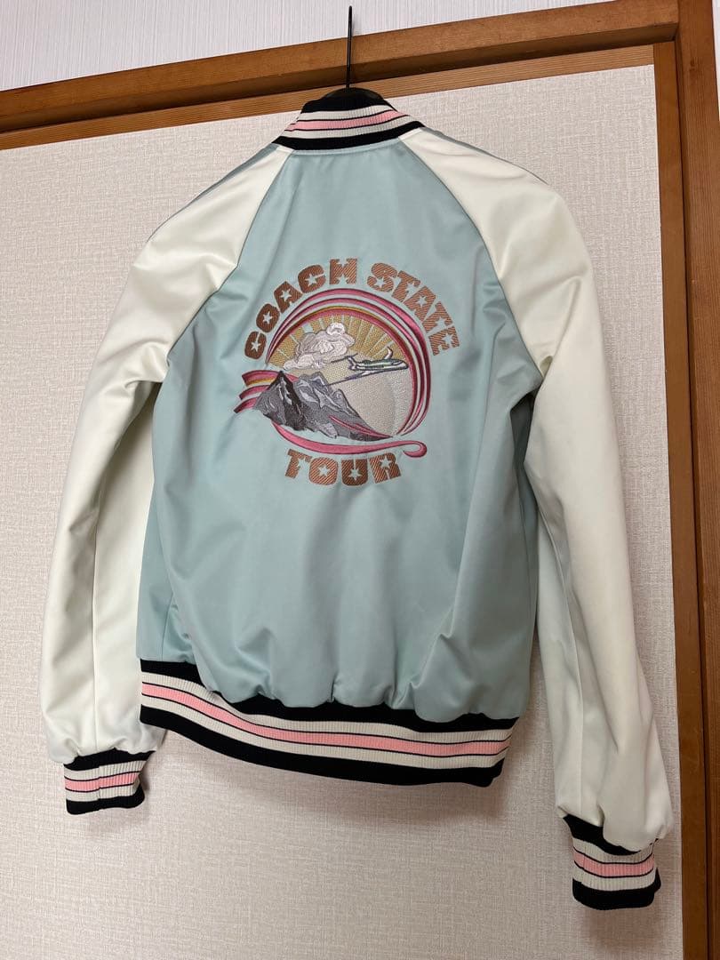 新品同様_coach リバーシブルスタジャン