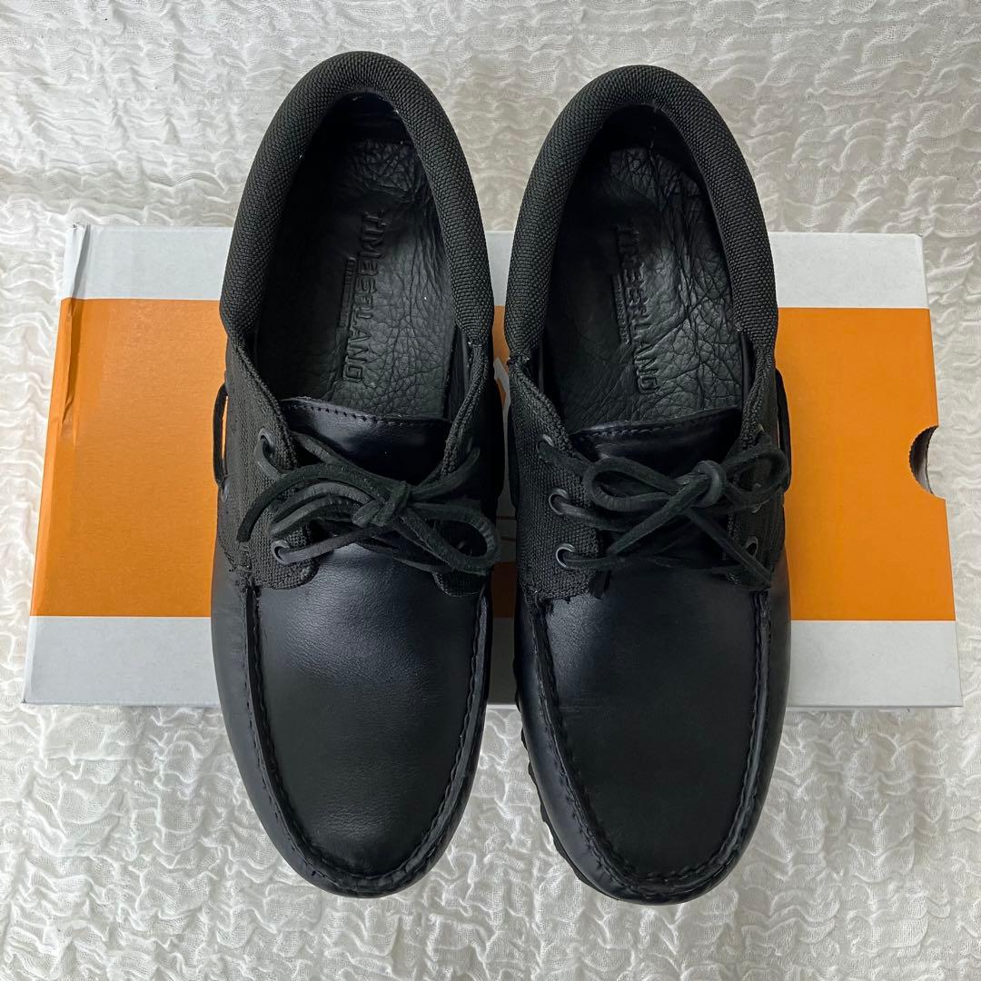 Timberland★オーセンティック ハンドソーン ボートシューズ 　ブラック