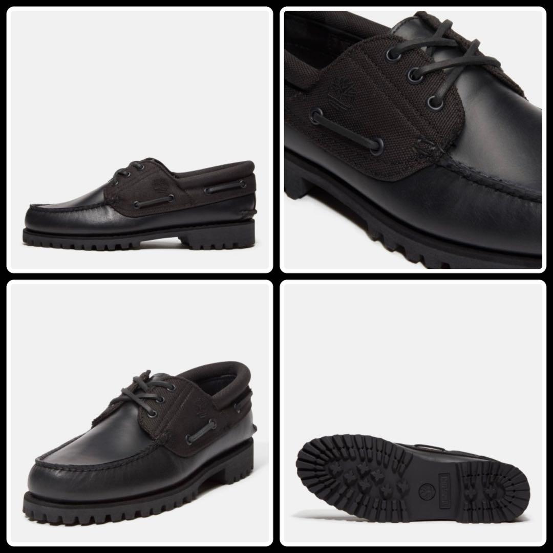 Timberland★オーセンティック ハンドソーン ボートシューズ 　ブラック