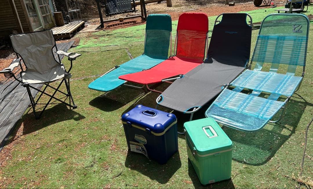 アウトドア用折りたたみチェアセット
