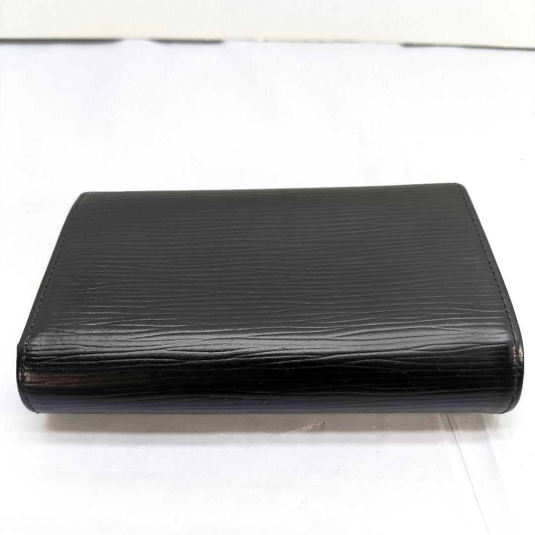 美品 ルイヴィトン エピ ポルトフォイユ トレゾール 　二つ折り財布