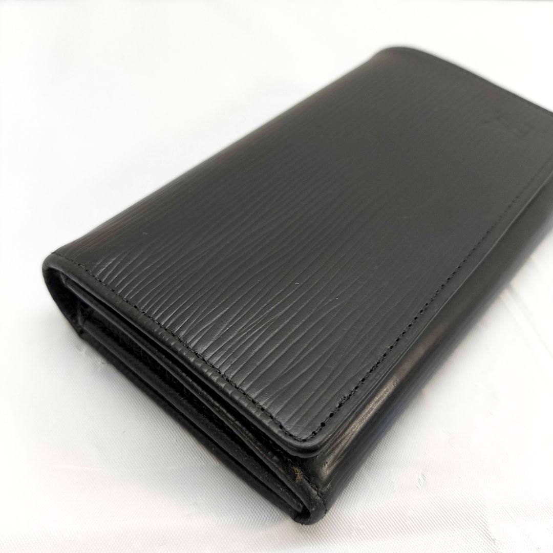 美品 ルイヴィトン エピ ポルトフォイユ トレゾール 　二つ折り財布
