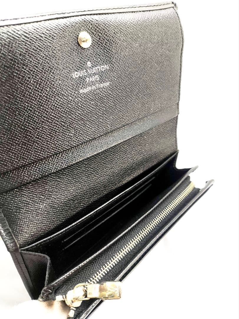美品 ルイヴィトン エピ ポルトフォイユ トレゾール 　二つ折り財布