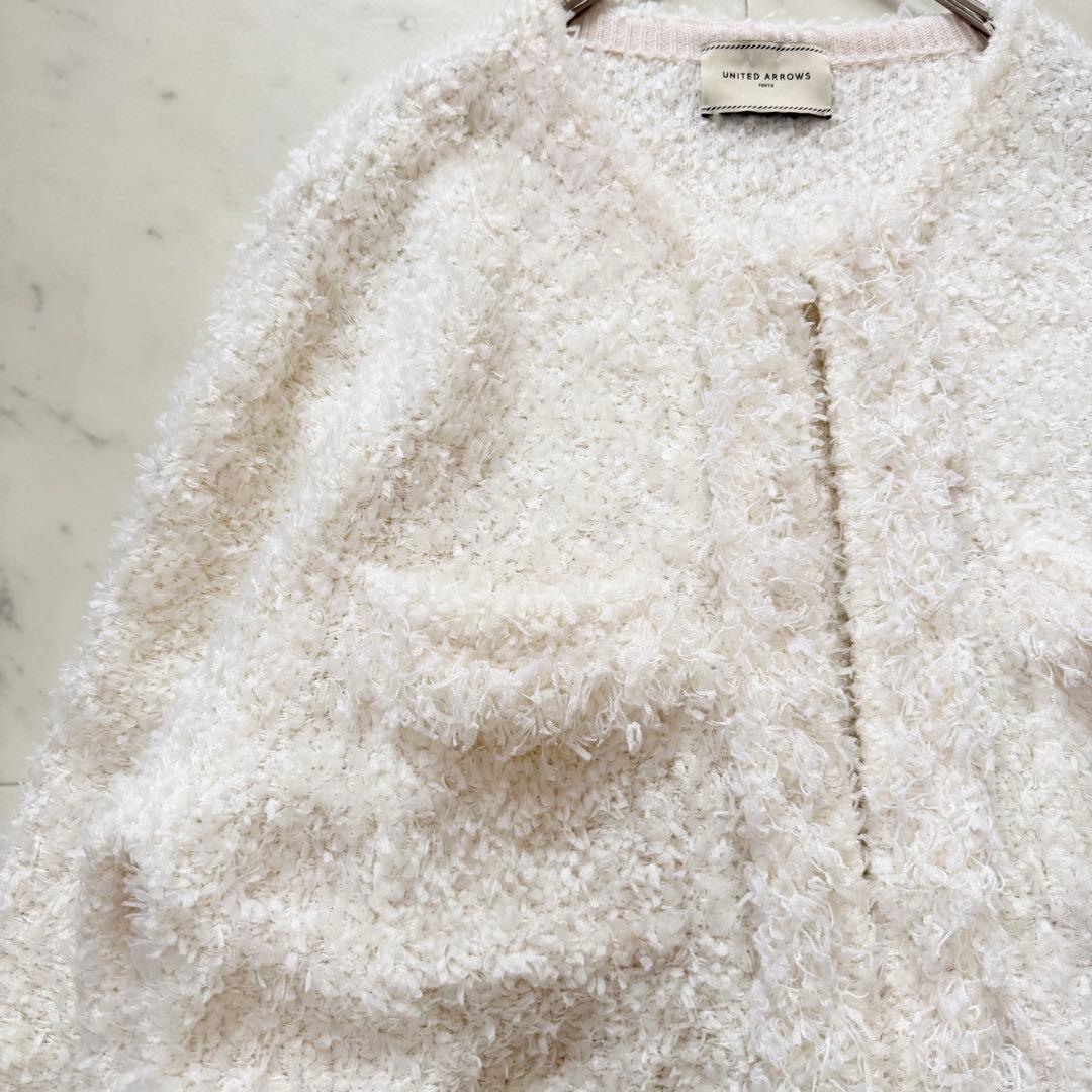 定価3.3万♡ ユナイテッドアローズ ツイードジャケット 白