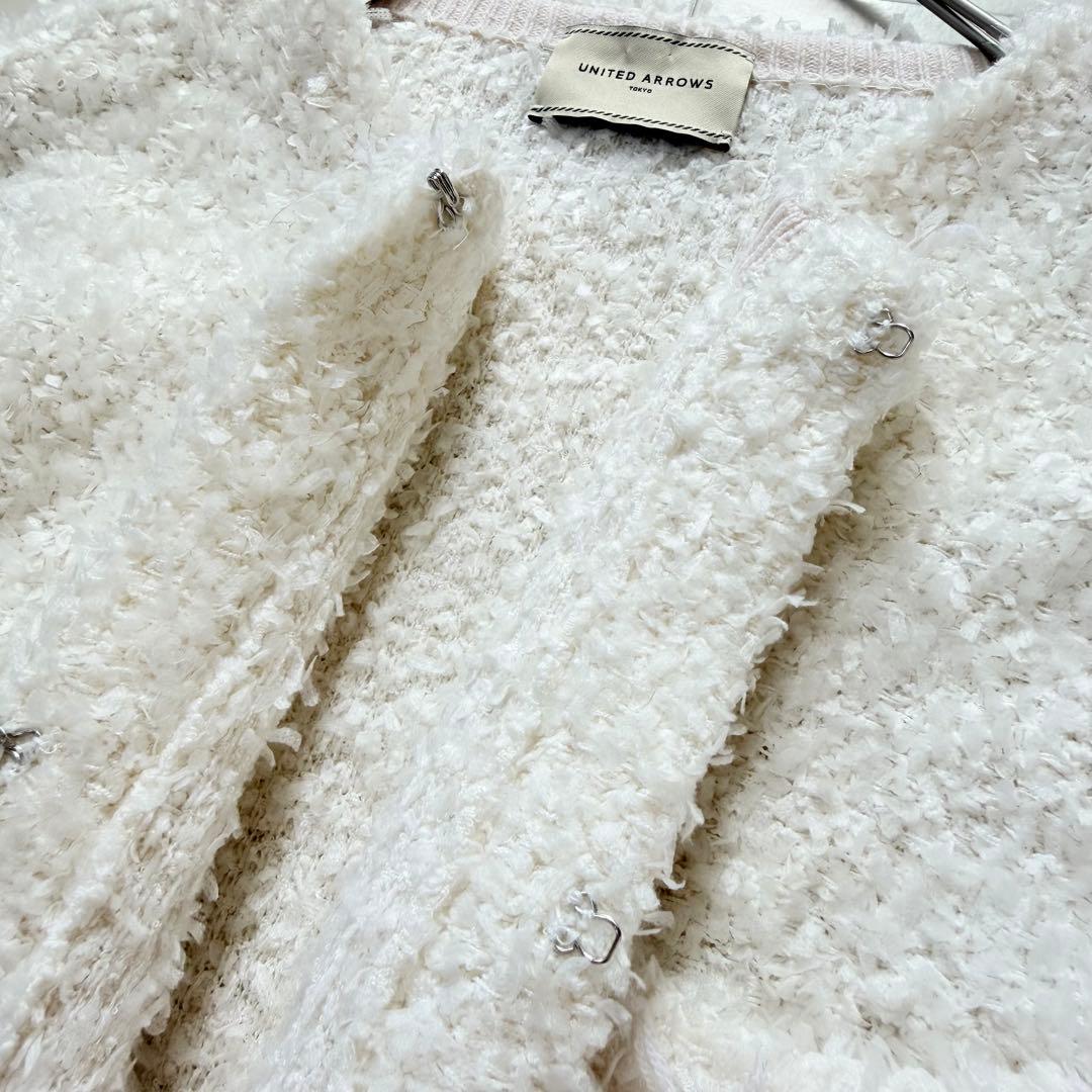 定価3.3万♡ ユナイテッドアローズ ツイードジャケット 白