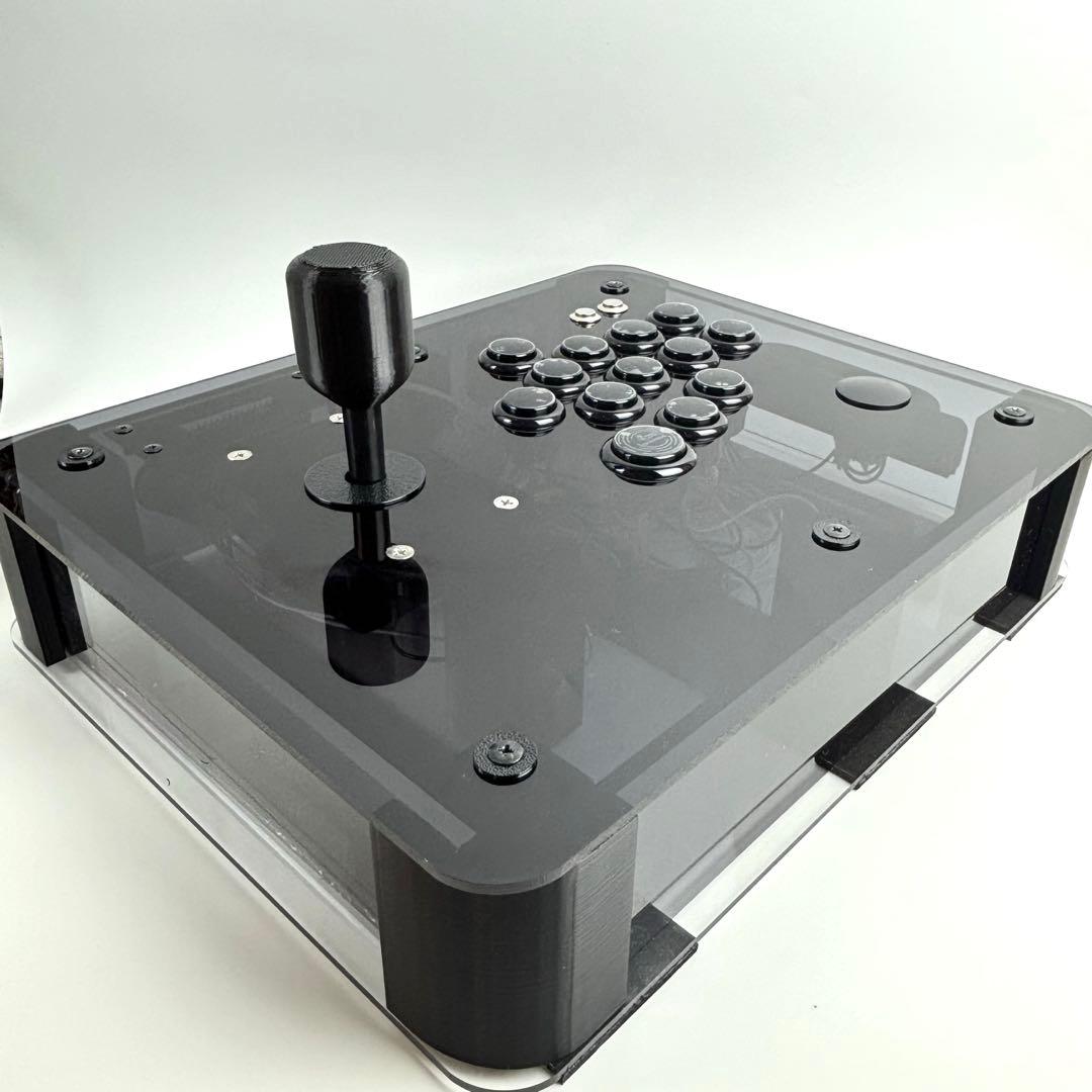 【静音レバー＋ショートストロークボタン】 Qanba Gravity ハンドル付