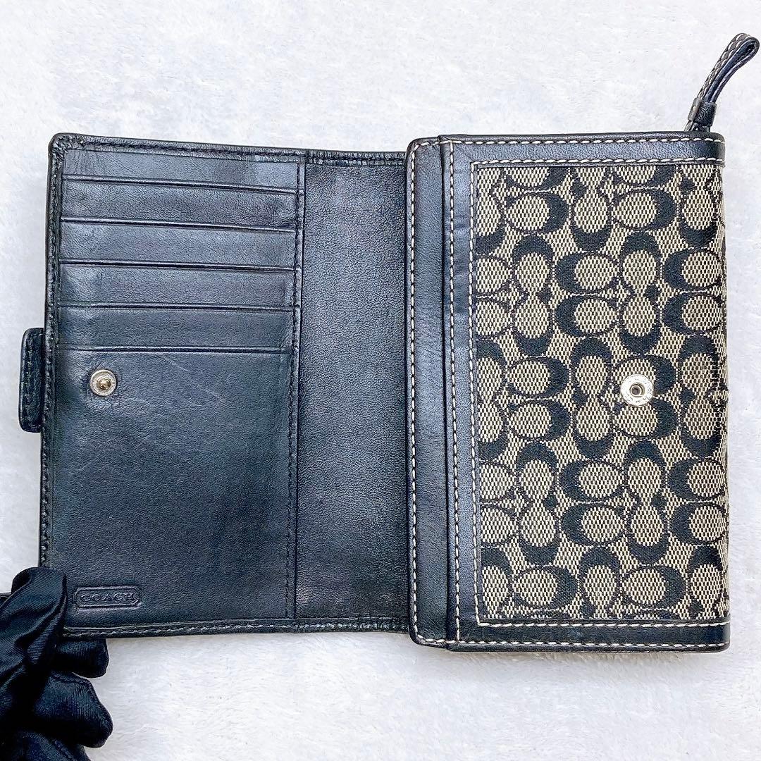 小物 Coach Soho Mini Signature Flap Wallet