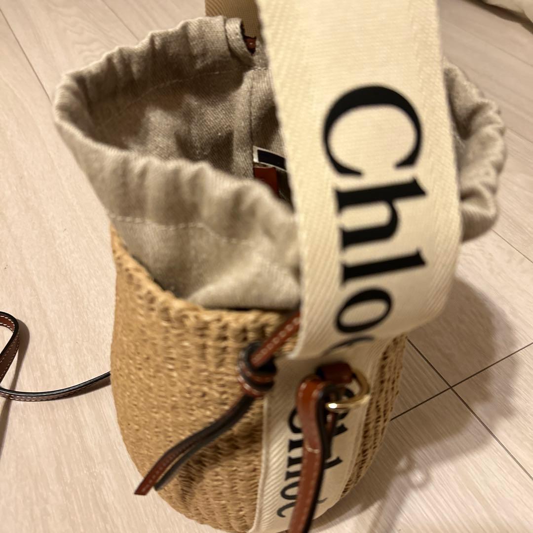 Chloe クロエ WOODY スモールバスケット カゴバッグ