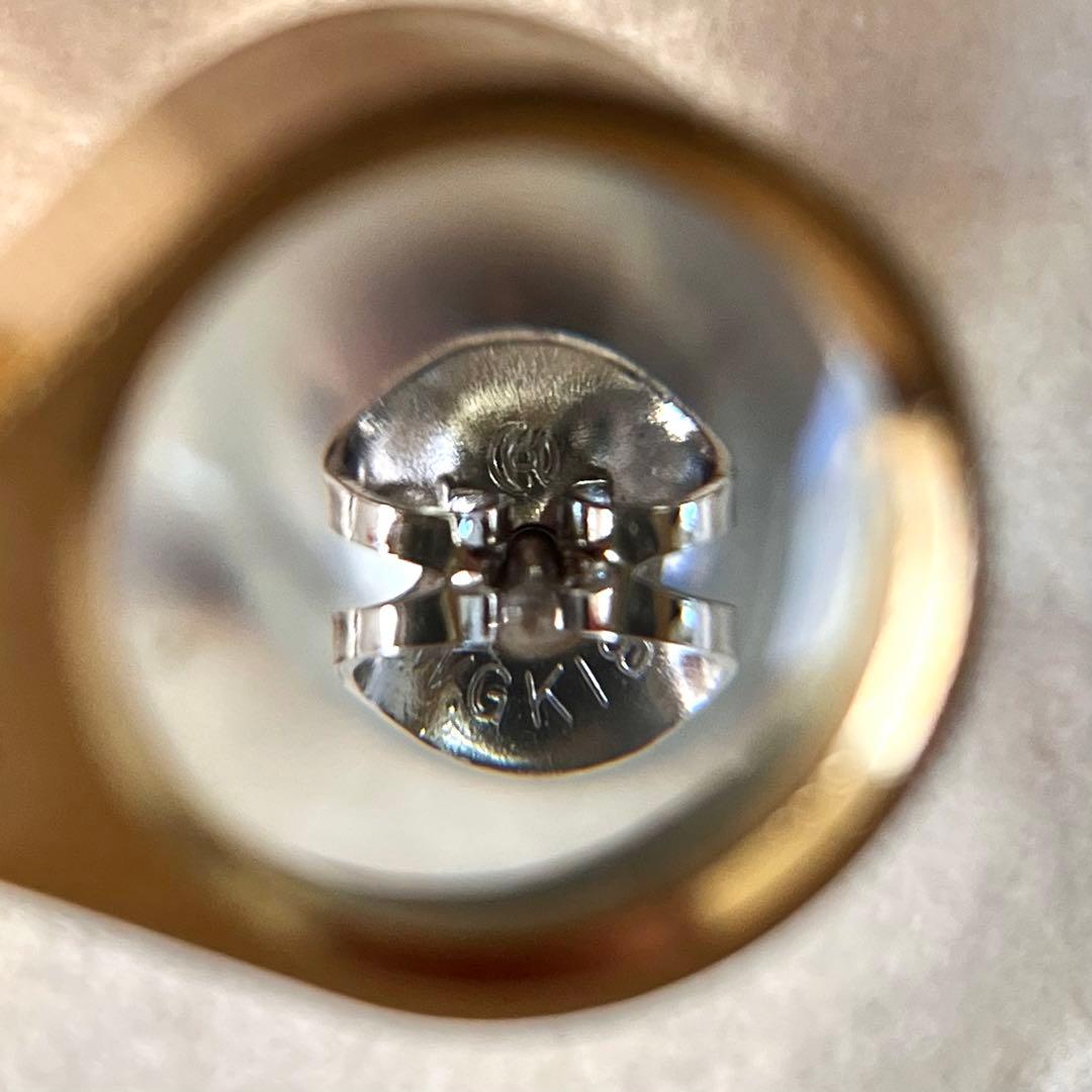 Imuzak】タサキ パール ネックレス 7mm WGk18ピアス セット