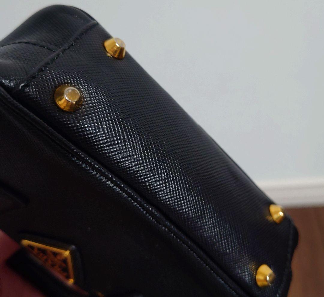 PRADA サフィアーノ レザー ミニバッグ チェーンショルダーバッグ
