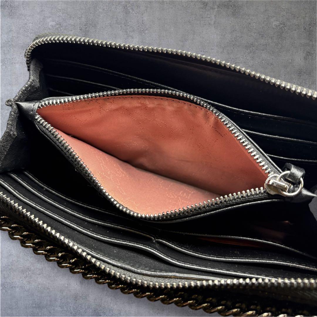【極美品】ステラマッカートニー ファラベラ 長財布 ラウンドファスナー