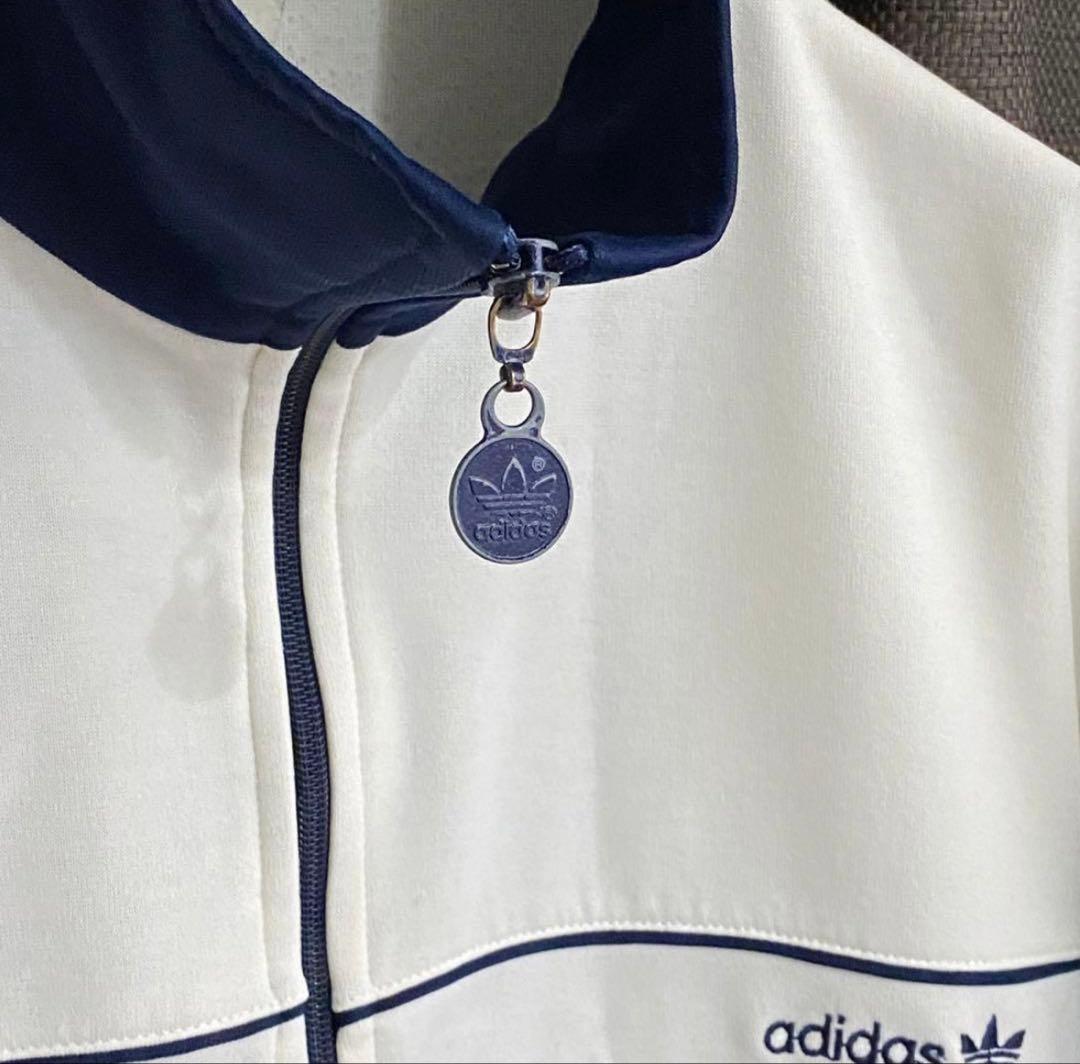 adidas 80's アディダス　トラックジャケット　トレフォイルロゴ刺繍