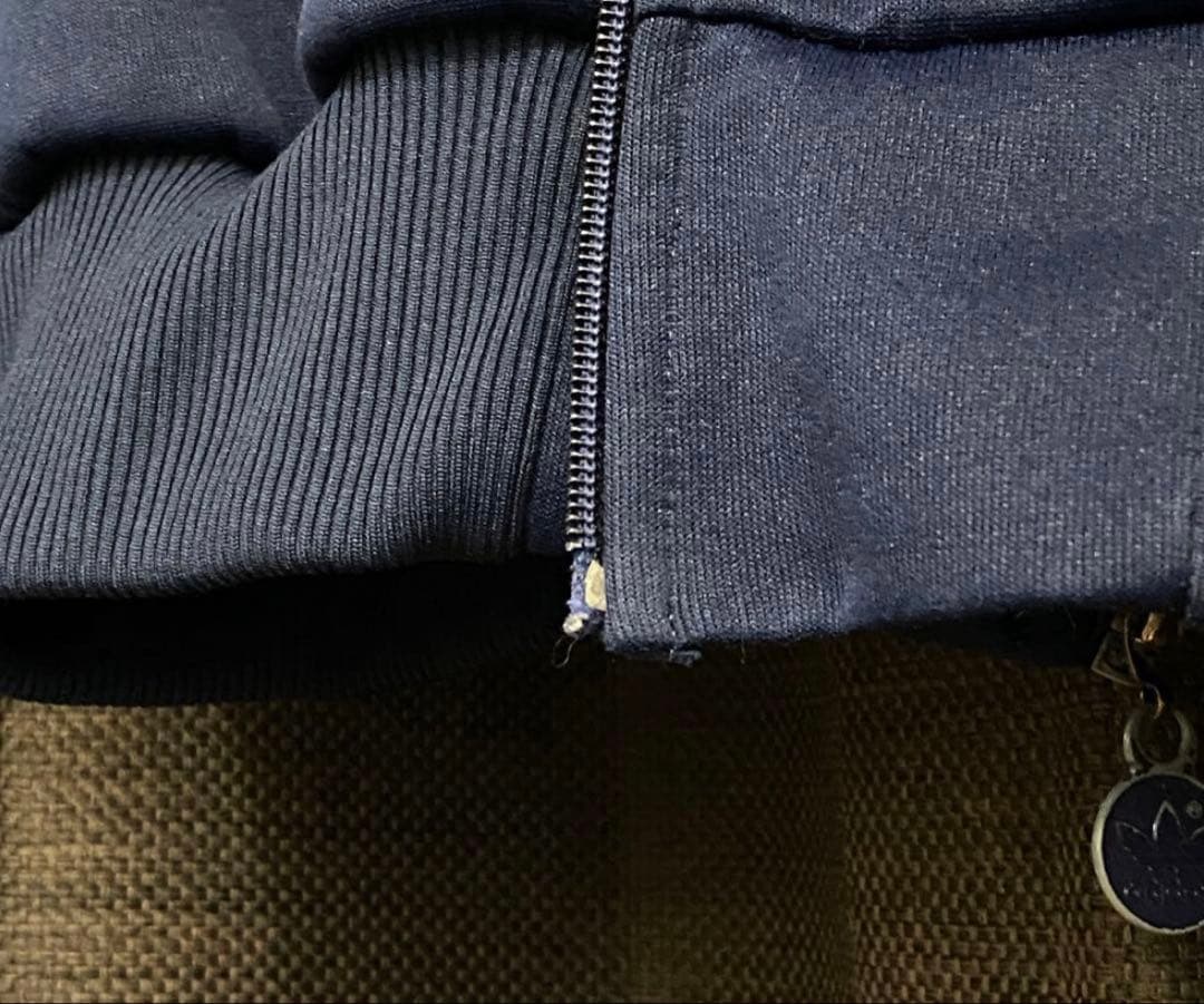 adidas 80's アディダス　トラックジャケット　トレフォイルロゴ刺繍