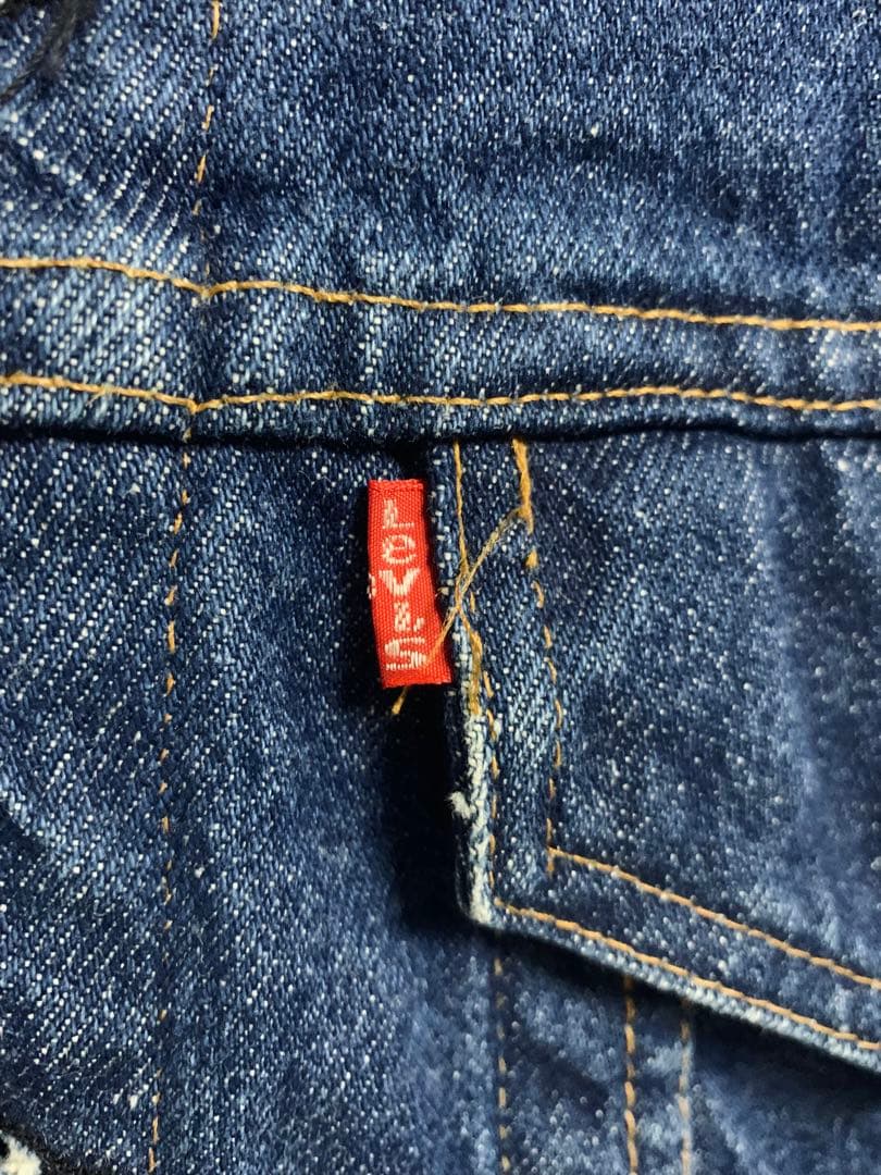 【レア】70'sリーバイス 70505 0217 均等V 44サイズ 真紺