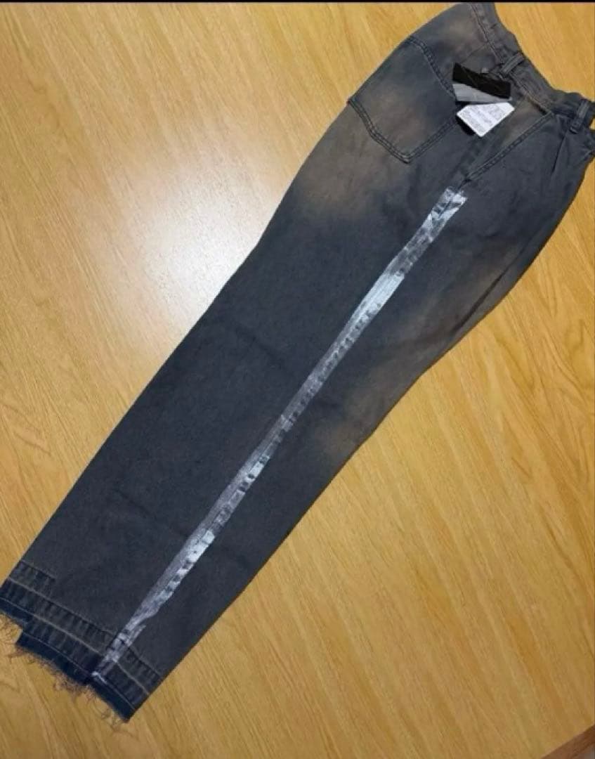 新品　M.U.L くすみブルー　ヴィンテージリメイク　デニム　セットアップ　レア