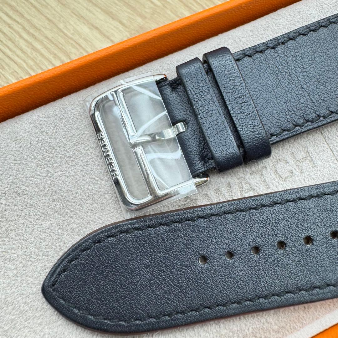2225 Apple Watch エルメス　インディゴ　HERMES レザー