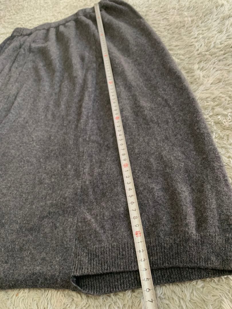 evam eva サルエルパンツ　ウール100%