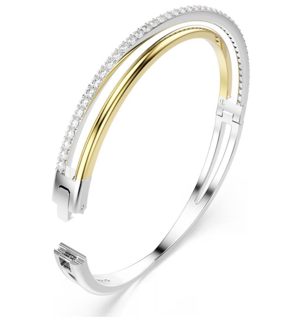 スワロフスキーSwarovski Hyperbola バングルラウンドカット M