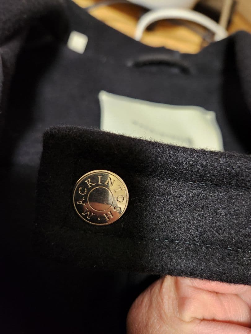 ハビエル MACKINTOSH ダッフルコート ブラック