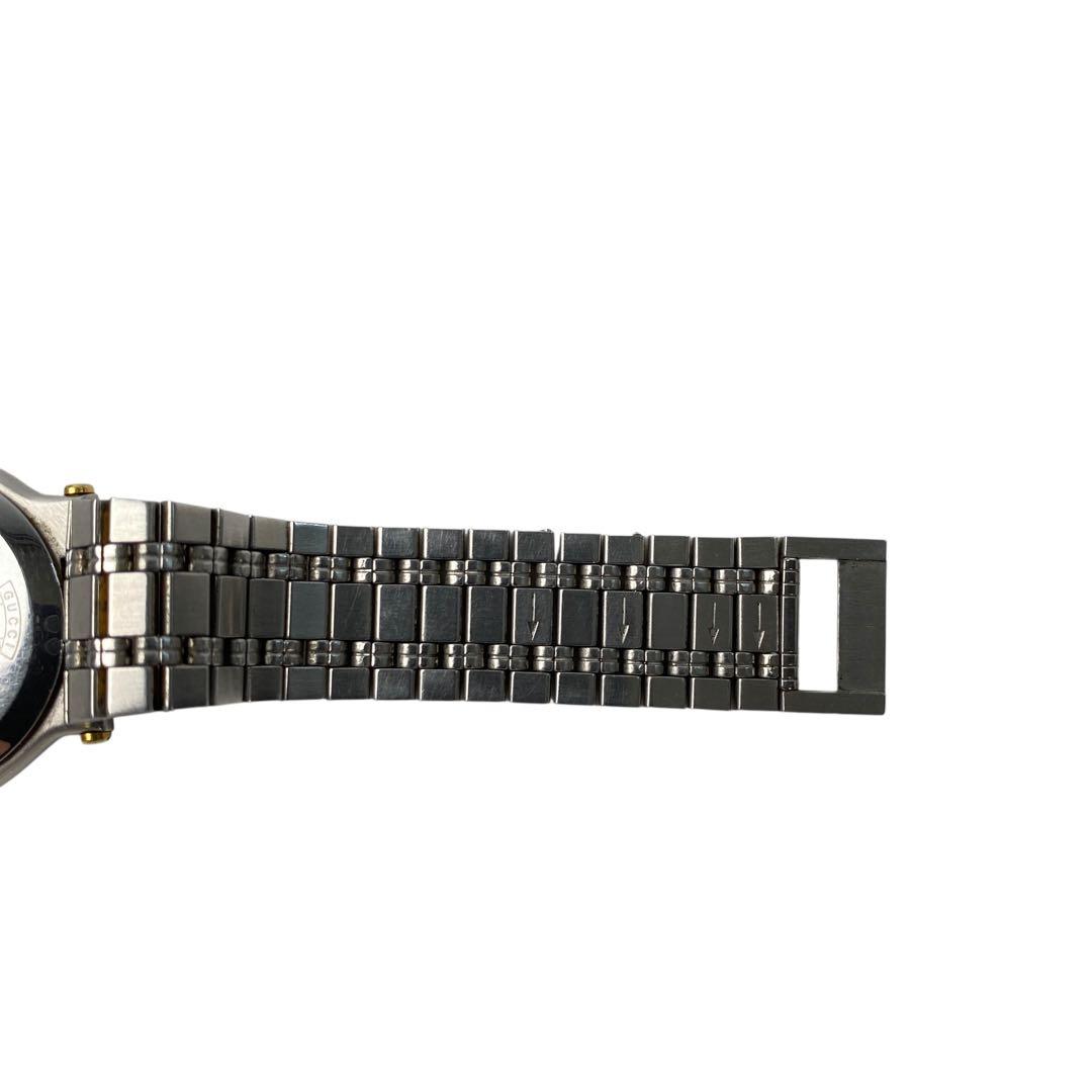 グッチ GUCCI 9000M SSクォーツ 黒文字盤