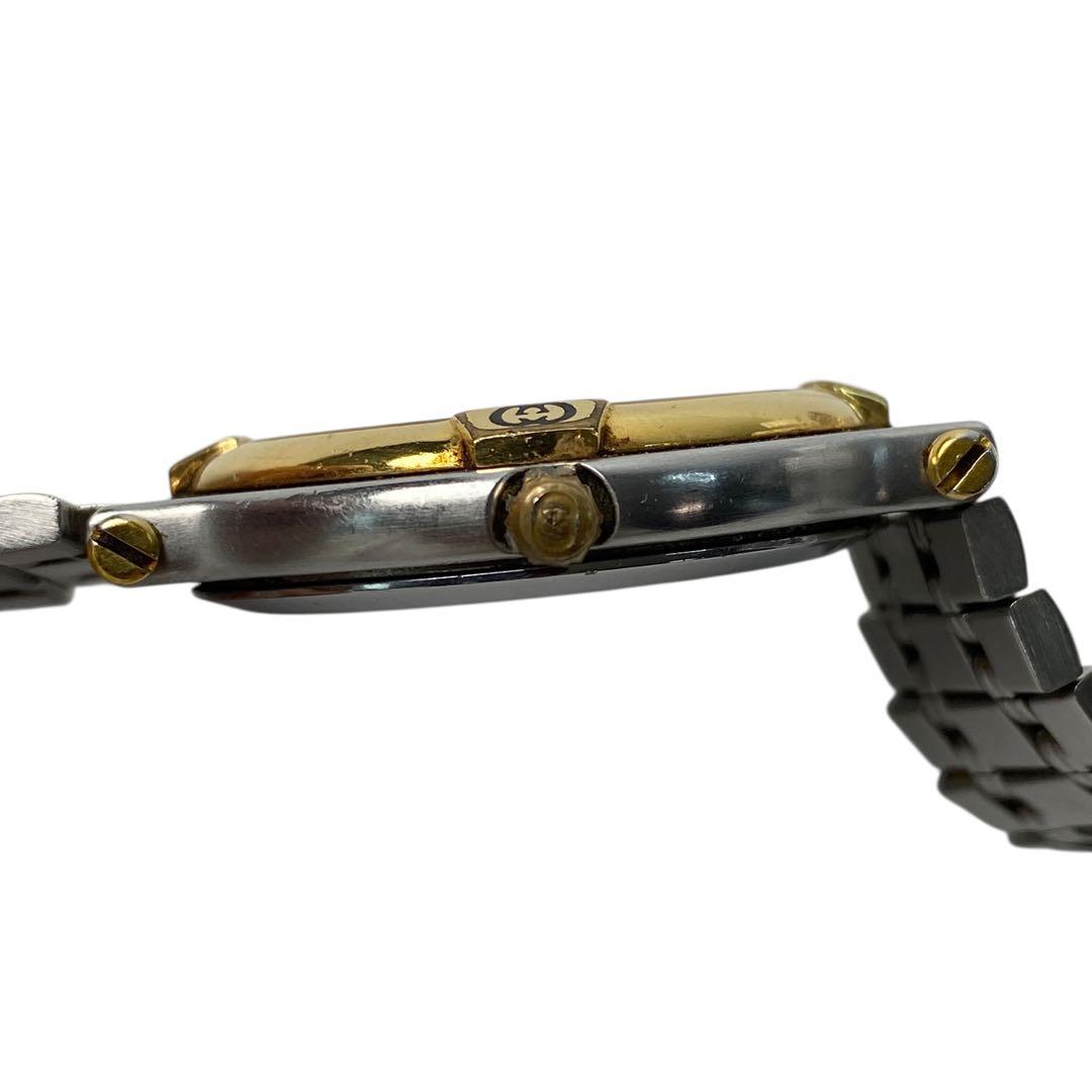 グッチ GUCCI 9000M SSクォーツ 黒文字盤