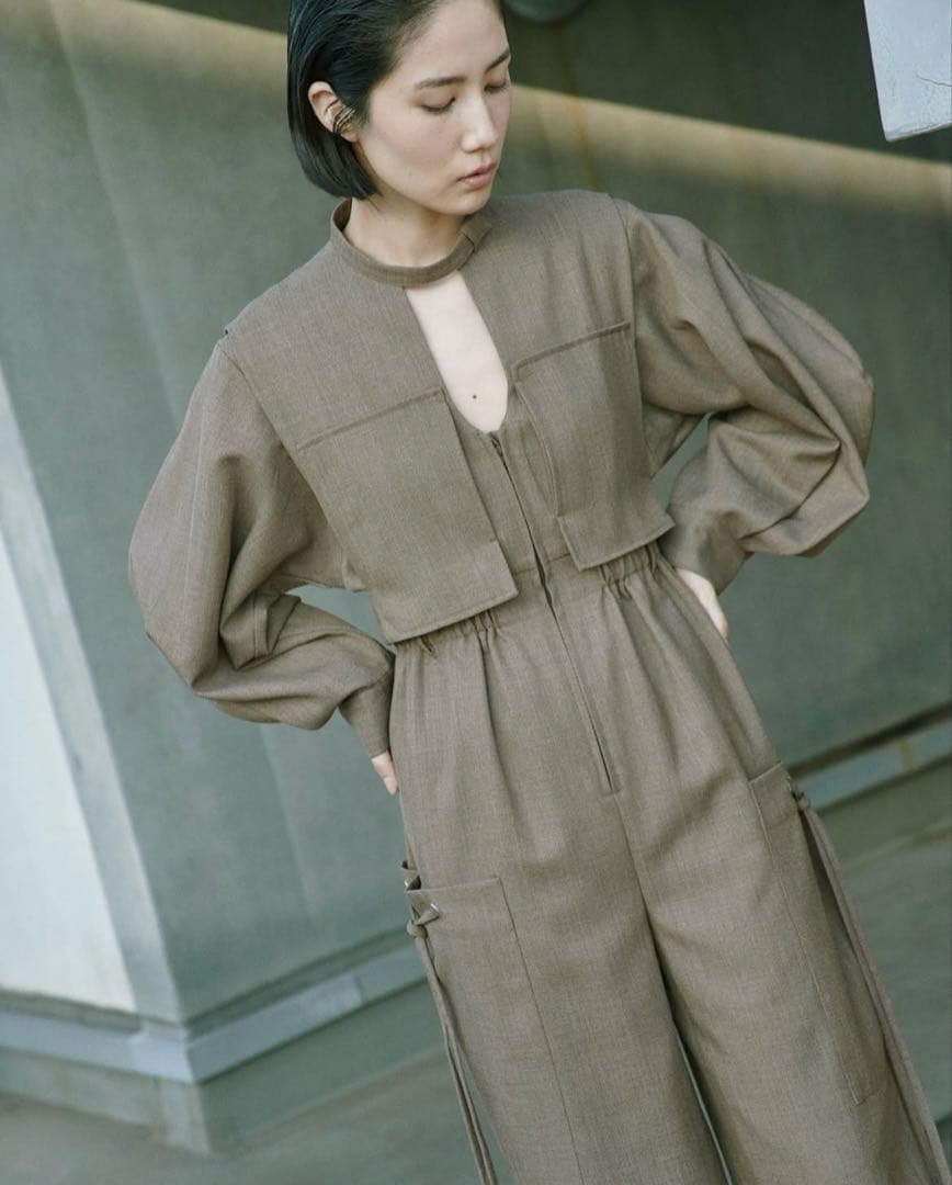 TELOPLAN テーロプラン ジャンプスーツ 長袖オールインワン