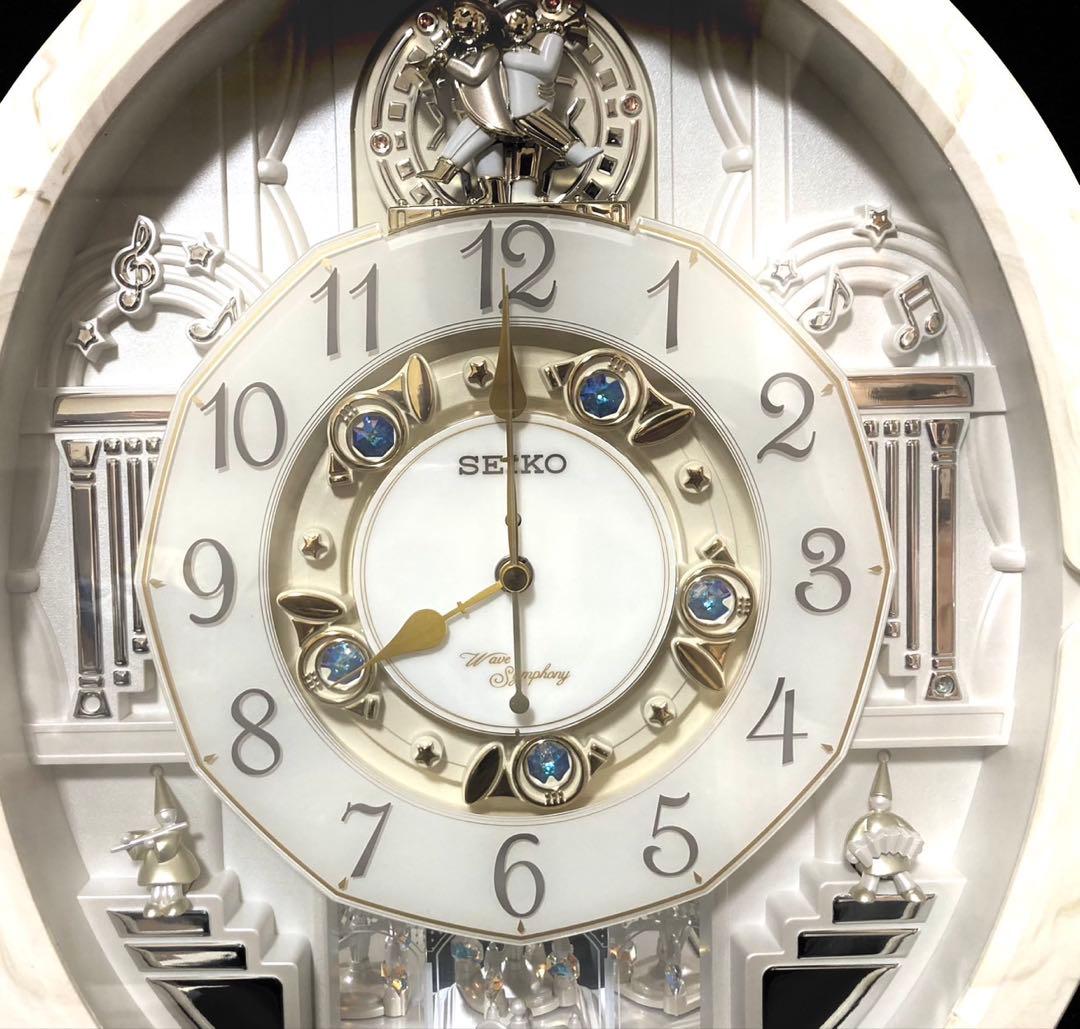 【完動品 希少】SEIKO RE576A ウェーブシンフォニー からくり時計