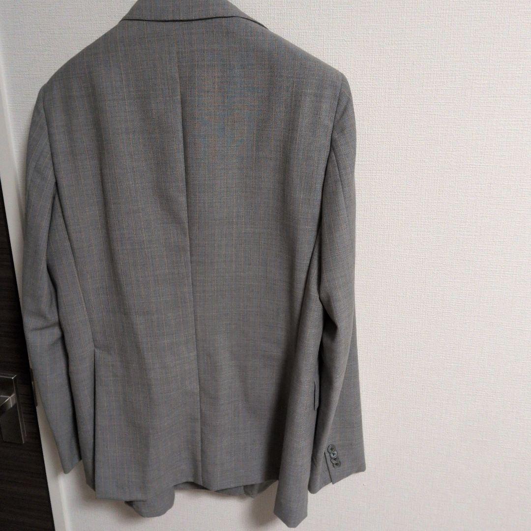 Belvest　グレー ダブルブレスト スーツ