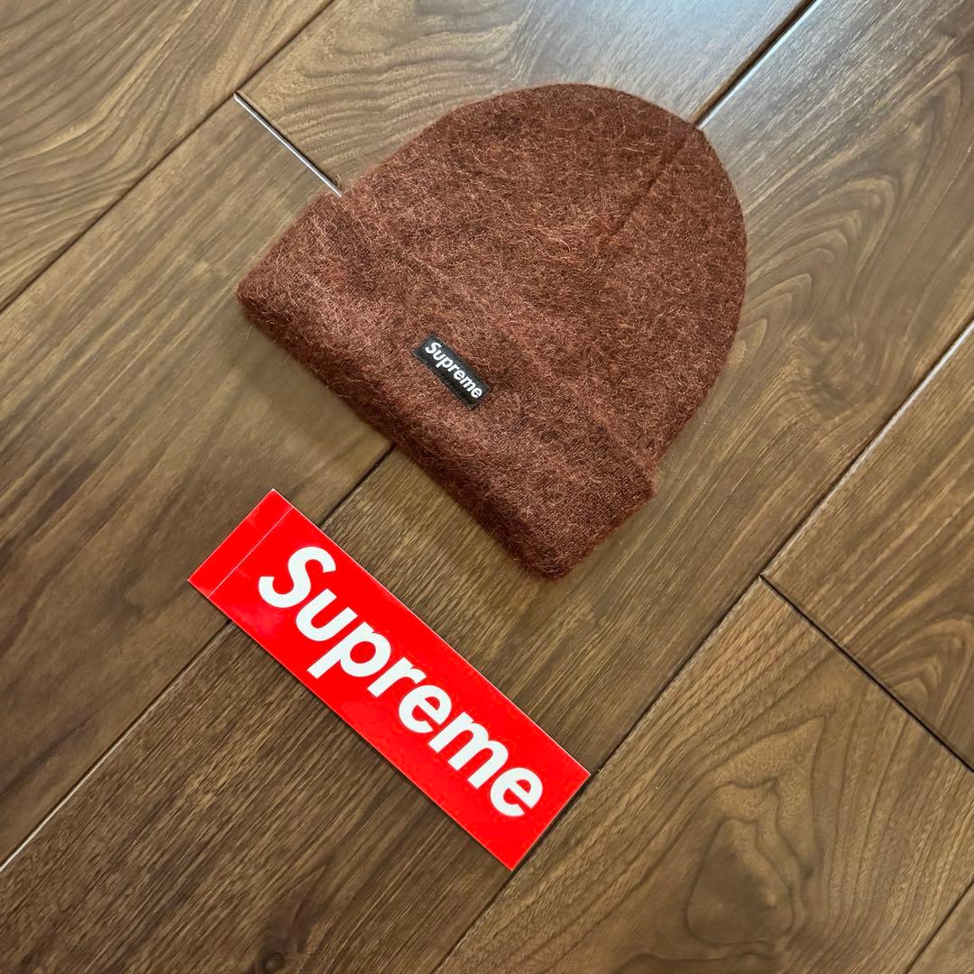 ⭐️未使用品⭐️ Supreme シュプリーム モヘアビーニー　ニット帽　ブラウン