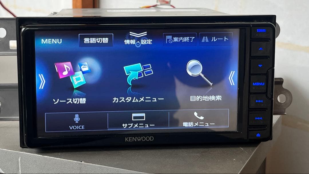 KENWOOD [MDV-D709BTW]地図データ2021年￼
