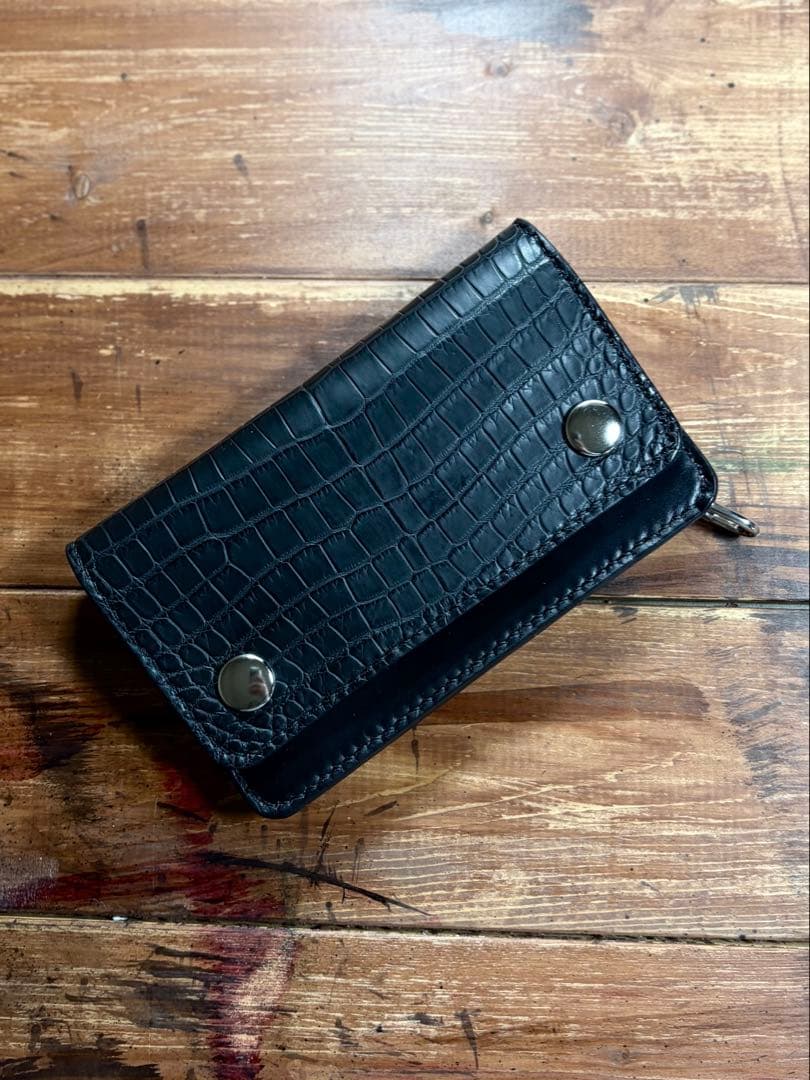 【*mickeymouse*】トラッカーウォレット TW-03 クロコ