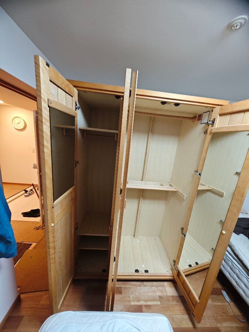 善蔵 LUCCI 桐製ワードローブ 高級家具