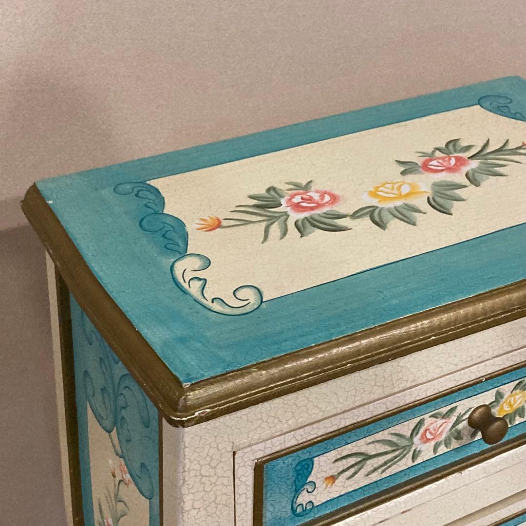 ロココ調 キャビネット 猫足 家具 収納 タンス インテリア アンティーク