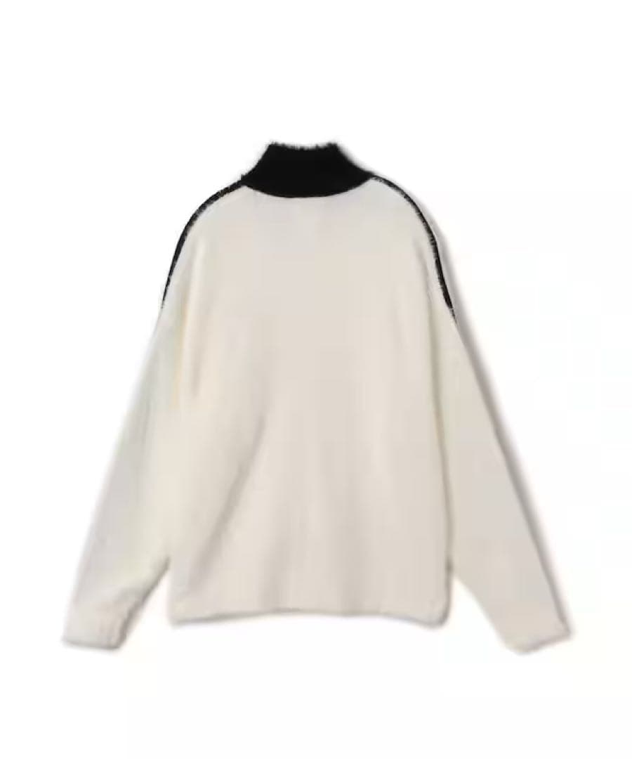 新品2XL】アディダス フェイクモヘヤ クラシック トラックトップ ジャケット白