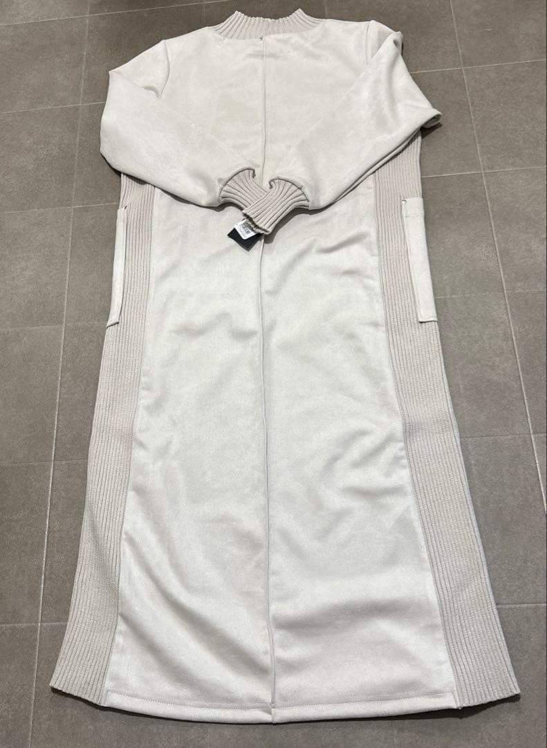 ＊百合＊ MEDOC originalフェイクスエードハイネックワンピース