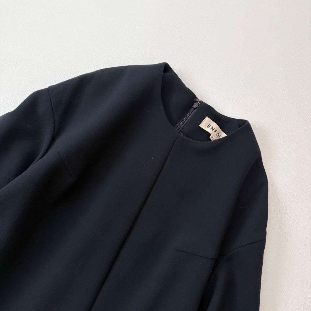 希少✨4.2万円✨エンフォルド　アシンメトリー　ロングワンピース　卒業式　入学式