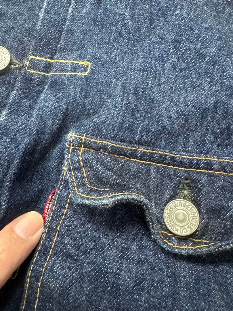 美品★WAREHOUSE LOT NO.2001 W40 デニムジャケット