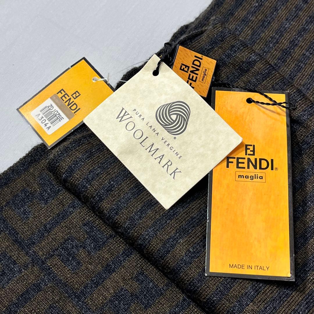 FENDI フェンディ マフラー ズッカ柄