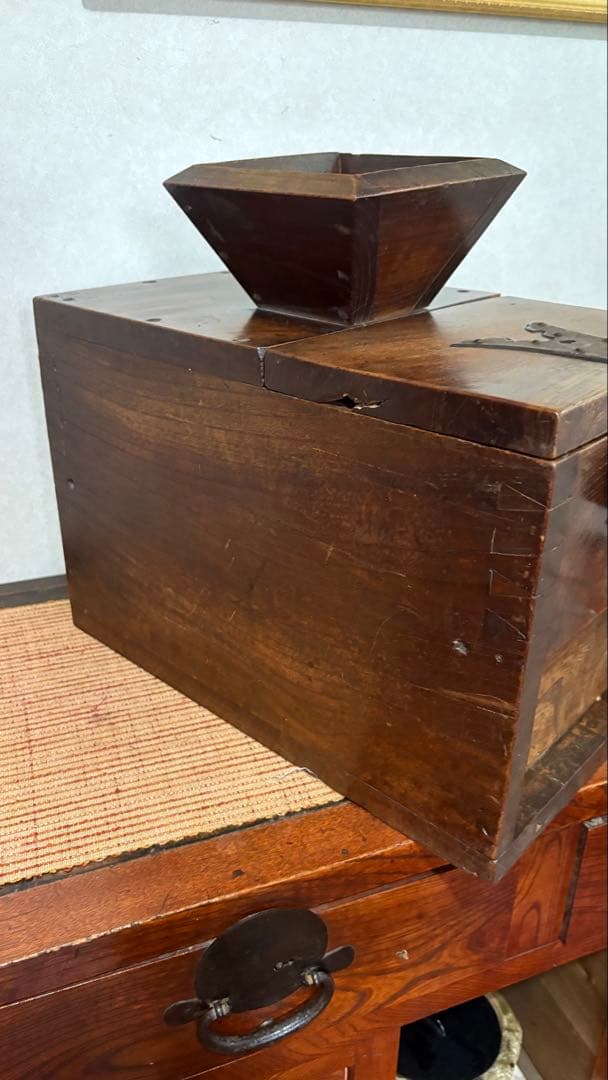 古民具　古道具　銭箱　金庫　帳場箪笥　 江戸時代後期　骨董品　錠前付ジャンク品