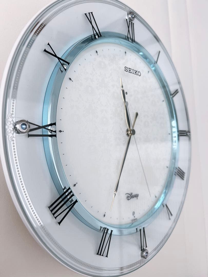 ル*ル様 美品　セイコー   壁掛け時計 電波時計 ディズニー FS503W キ